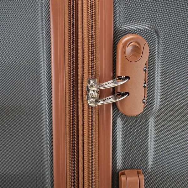 Валіза ручна Semi Line 20&Prime; &ndash; ABS корпус, кодовий замок, 4 колеса, для авіаподорожей N1-302909 фото