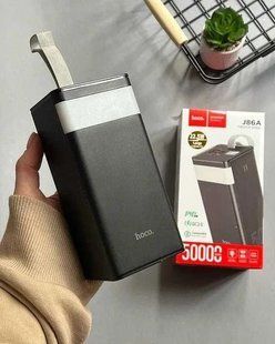 Павербанк 50000 mAh 22.5W для телефона та планшета з ліхтариком, Power Bank із швидкою зарядкою NM-6569-J86A фото