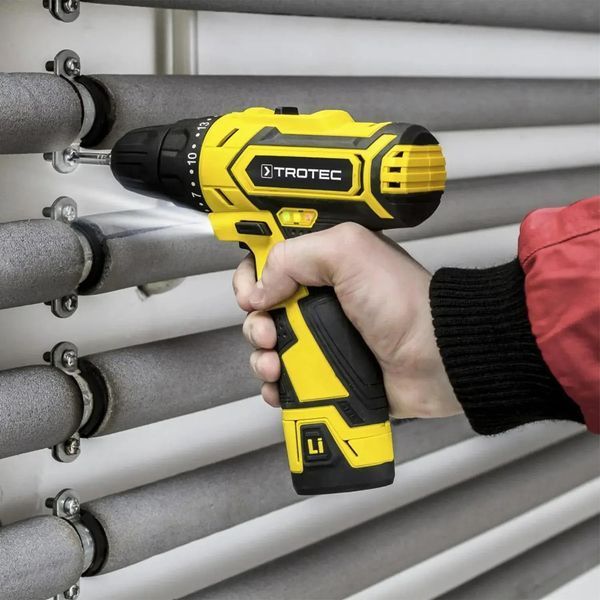 Дриль-шурупокрут акумуляторний Trotec PSCS 11-12V + кейс та зарядний пристрій N-DAS302793 фото